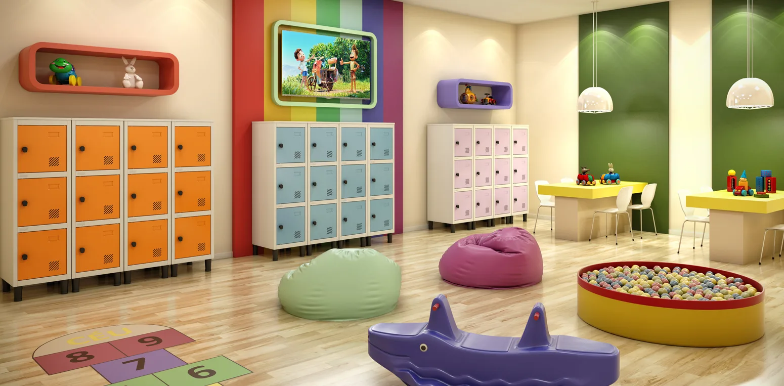 Mini Roupeiro Locker – 3 Portas Pequenas - imagem 1